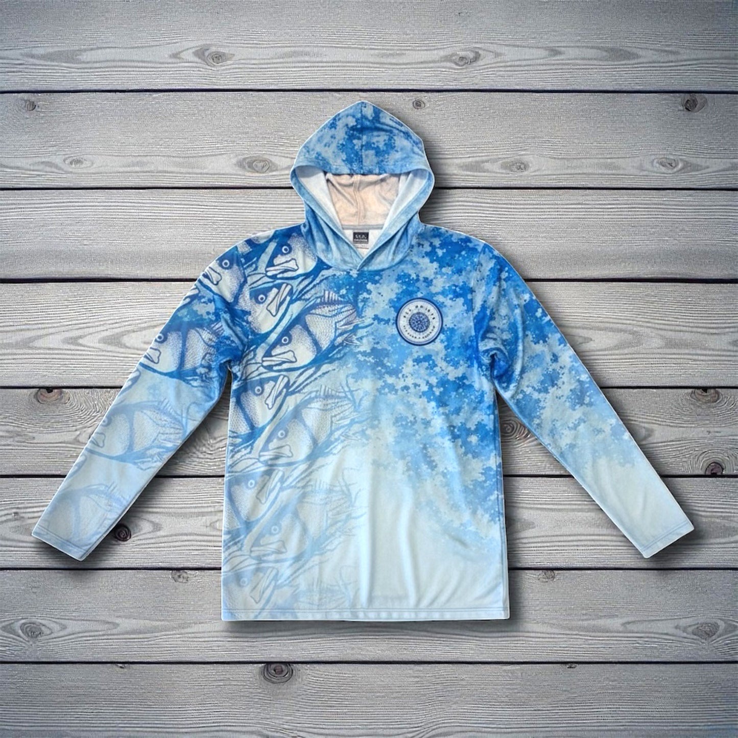 Striped Bass Sun Hoody Shirt