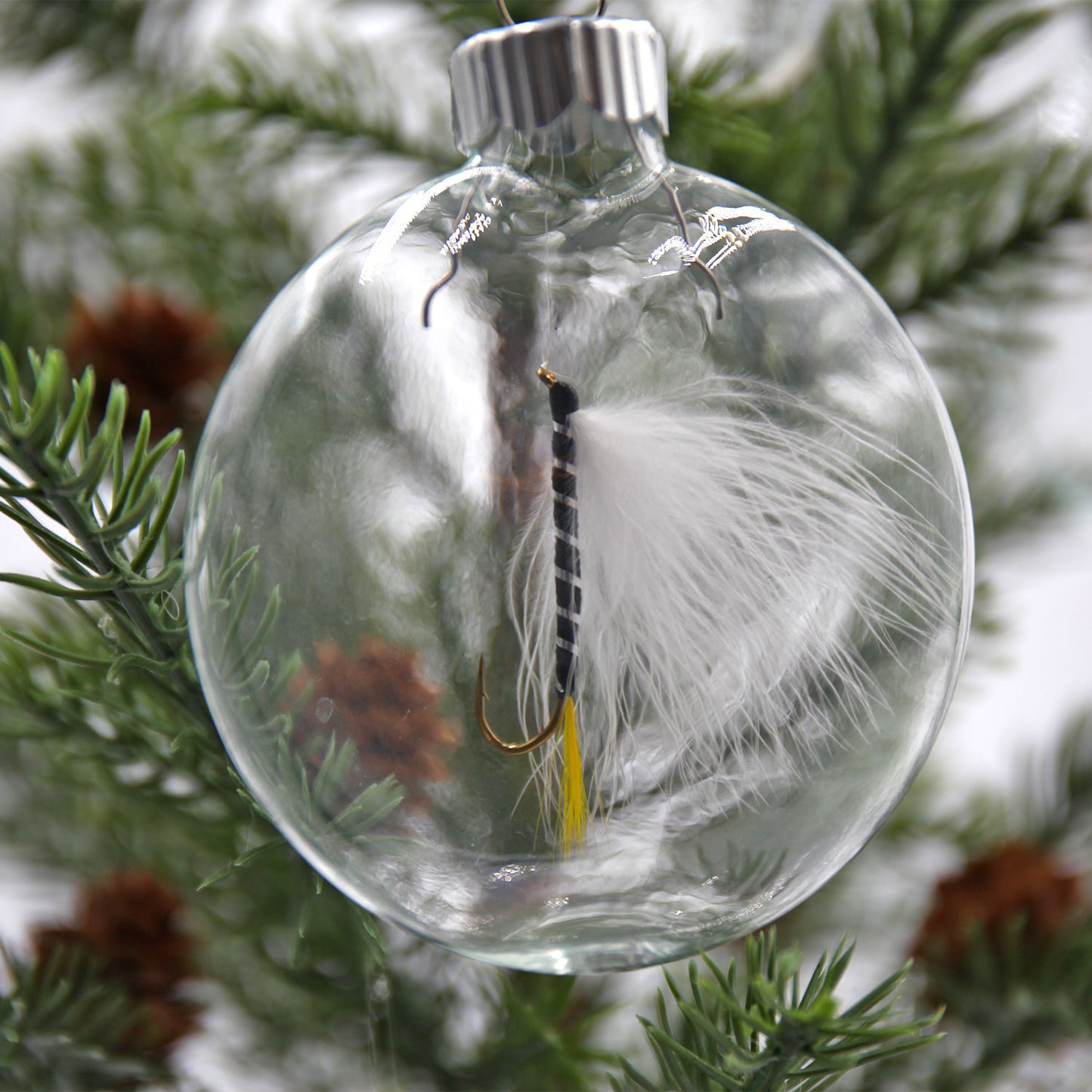 Fly Fishing Christmas Ornament