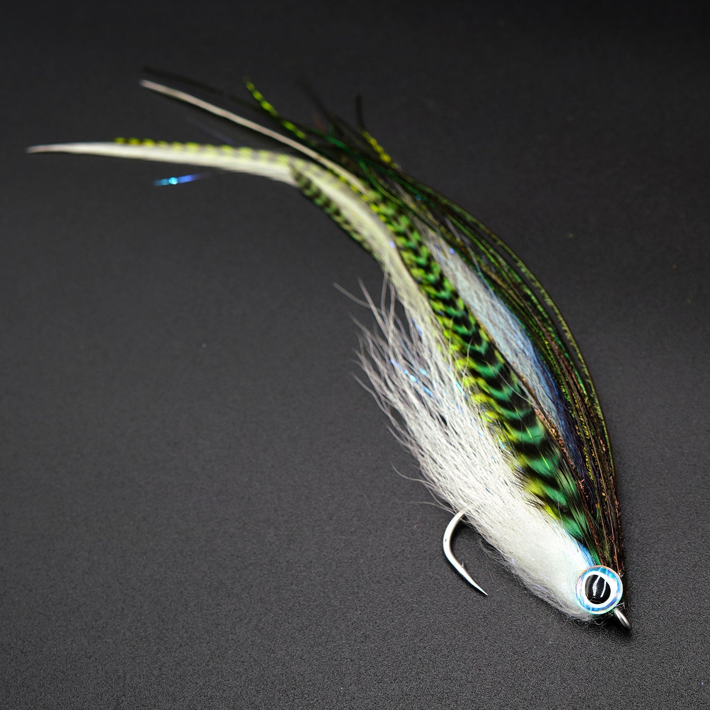 Grizzly Mackerel Deceiver Striped Bass Fly