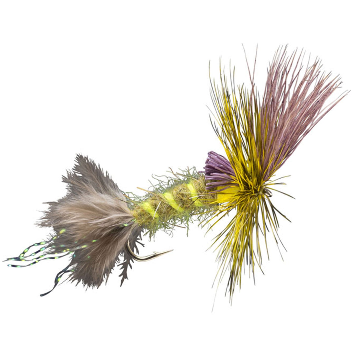 Crystal Tail Hex Cripple Fly Pattern