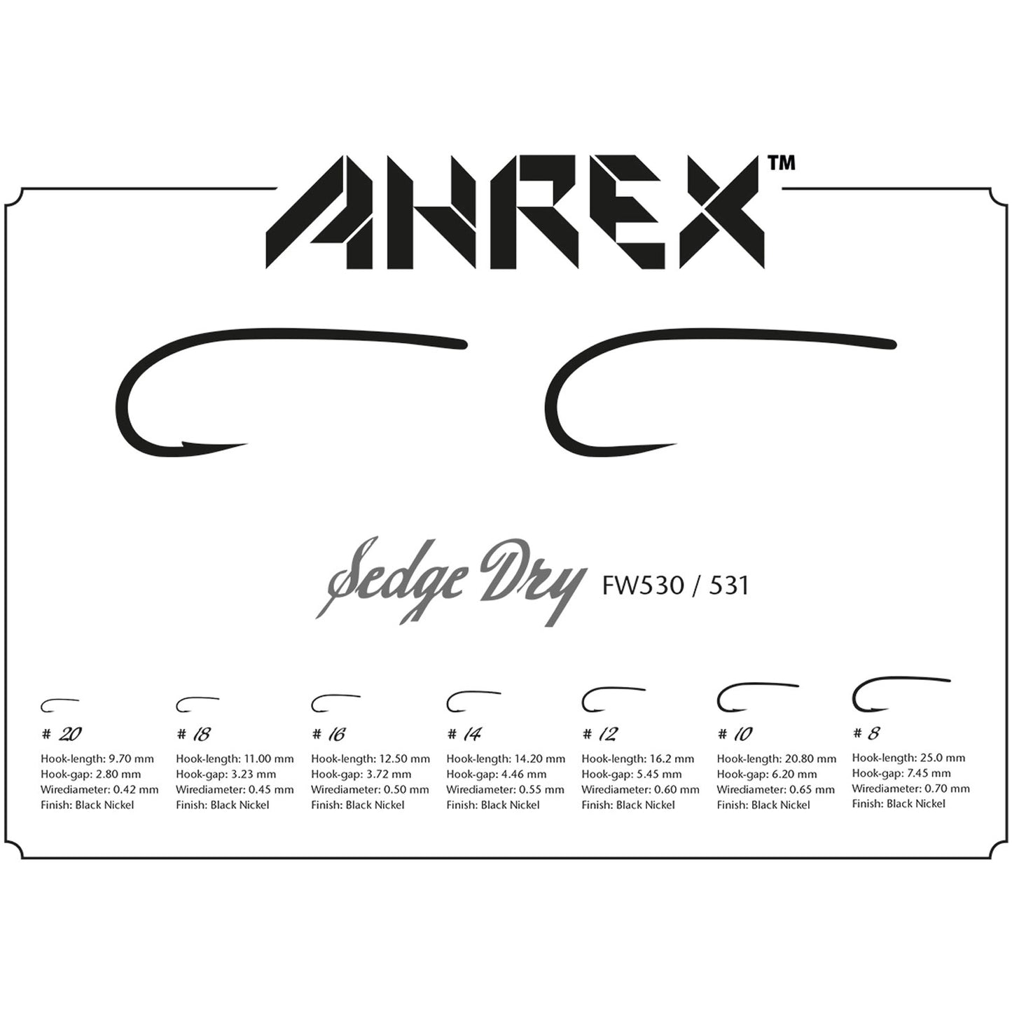 AHREX FW530 Sedge Hook