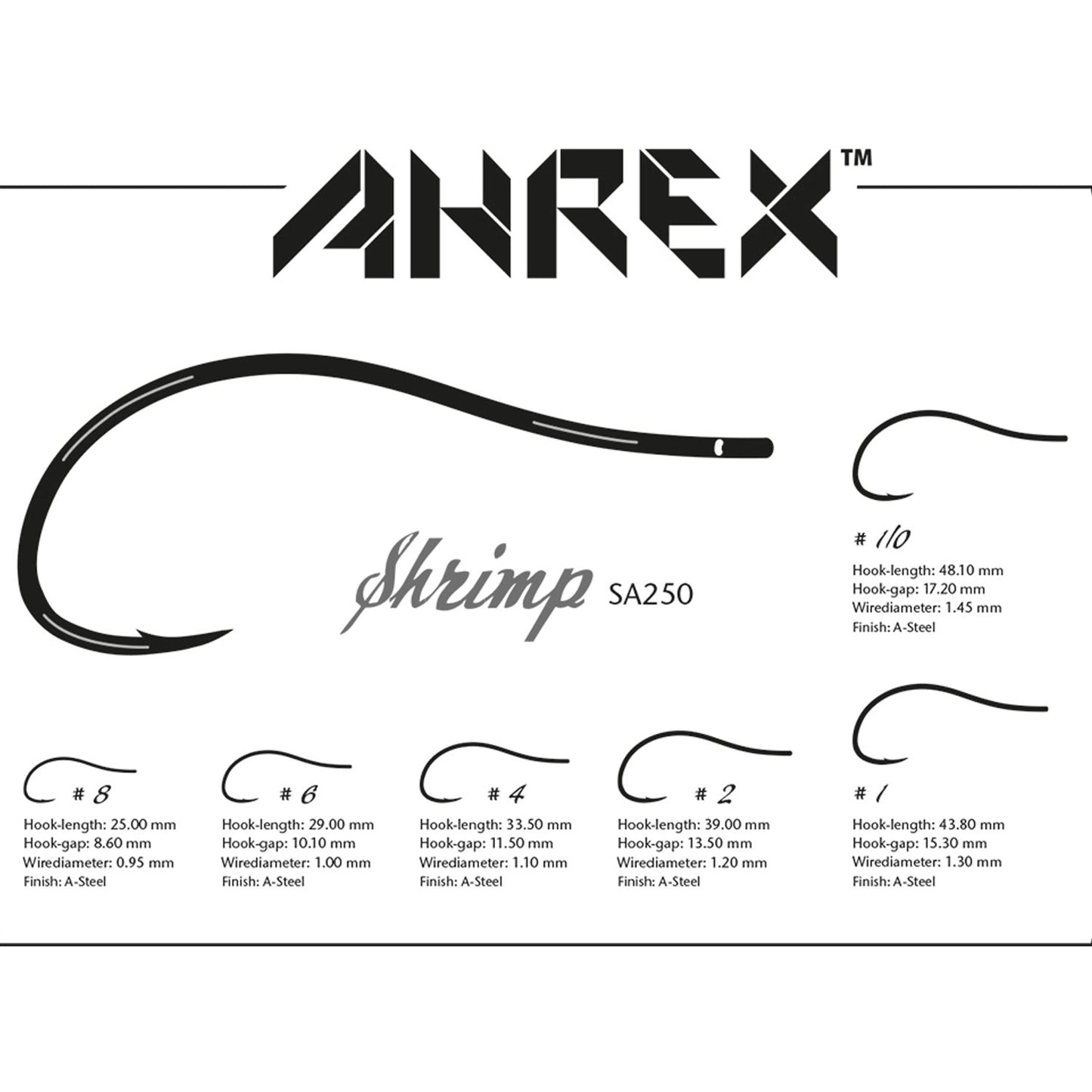 AHREX Saltwater Shrimp Hook SA250