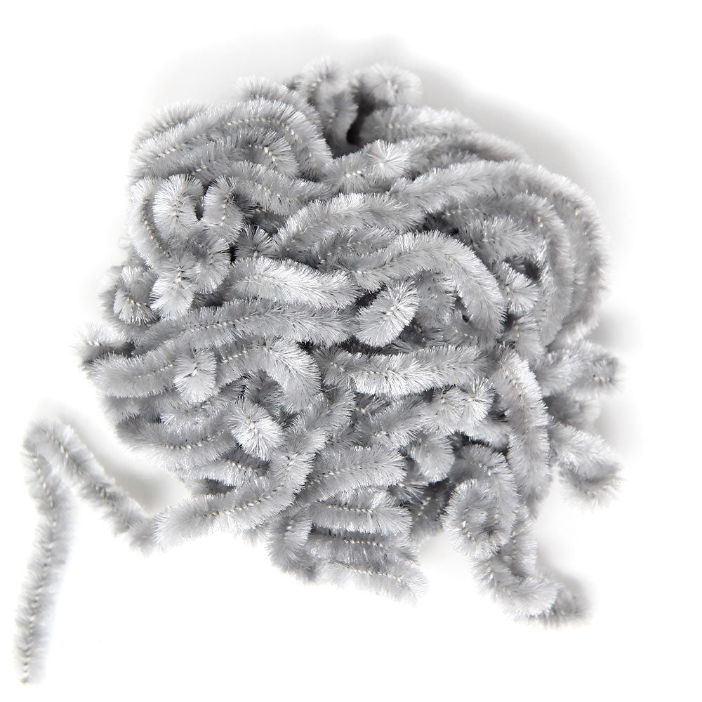 Chenille Fly Tying Light Gray
