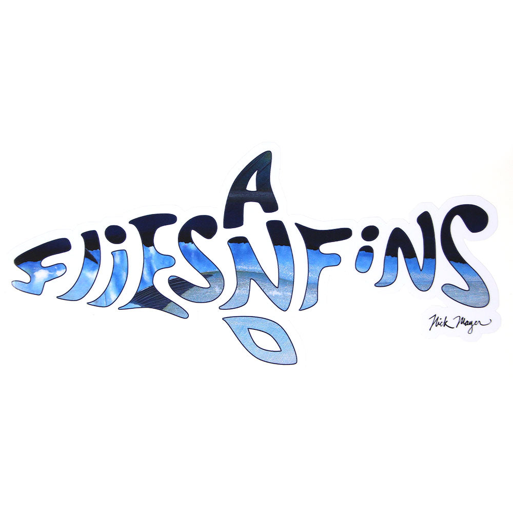 Flies And Fins Sticker