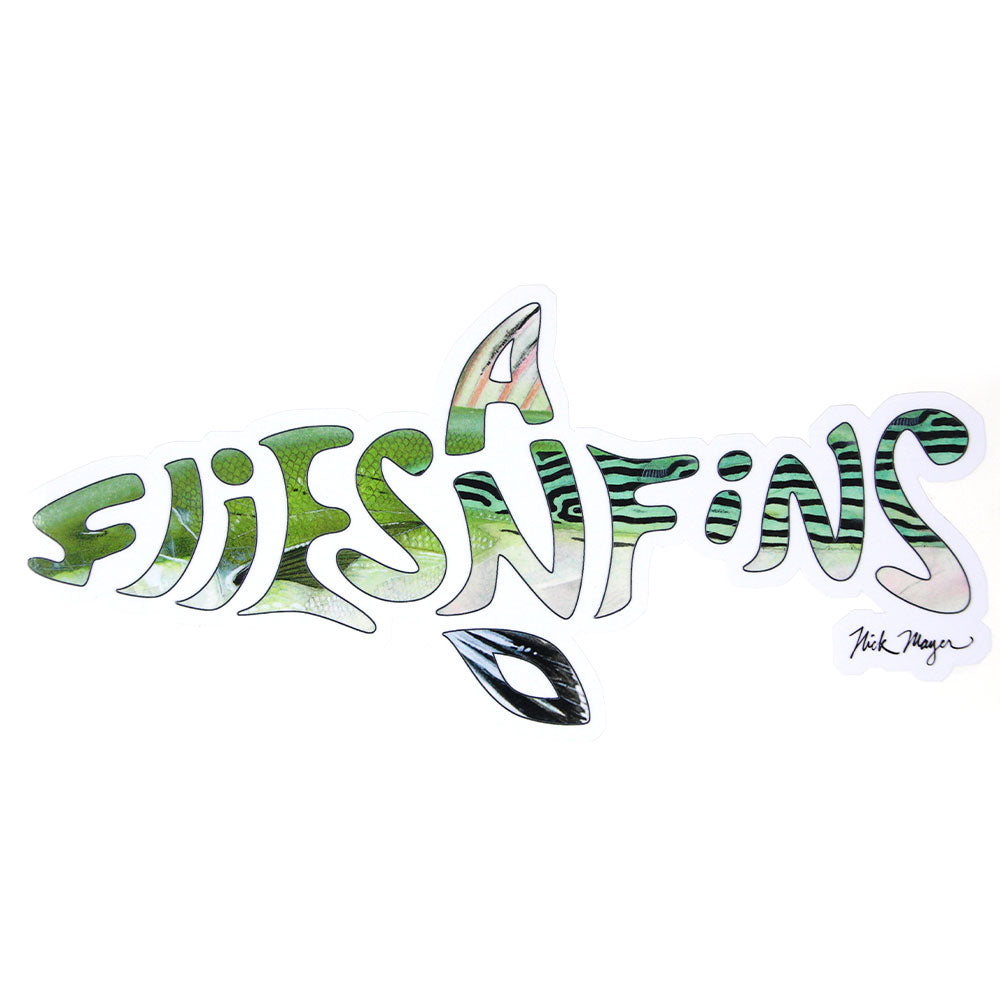 Flies And Fins Sticker