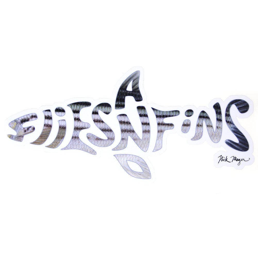Flies And Fins Sticker