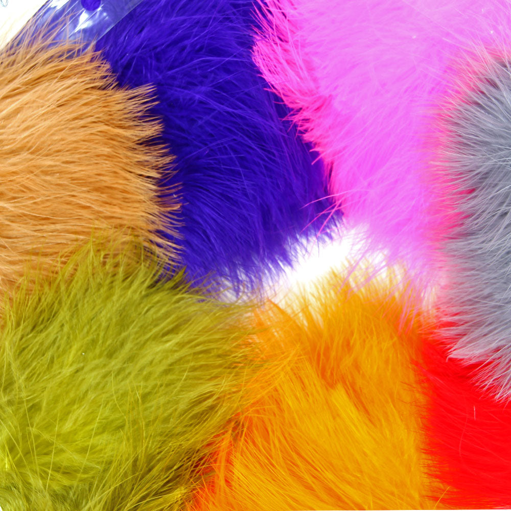 Strung Marabou Blood Quills