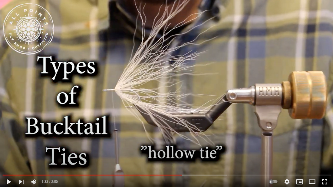 Different Types of Bucktail Ties