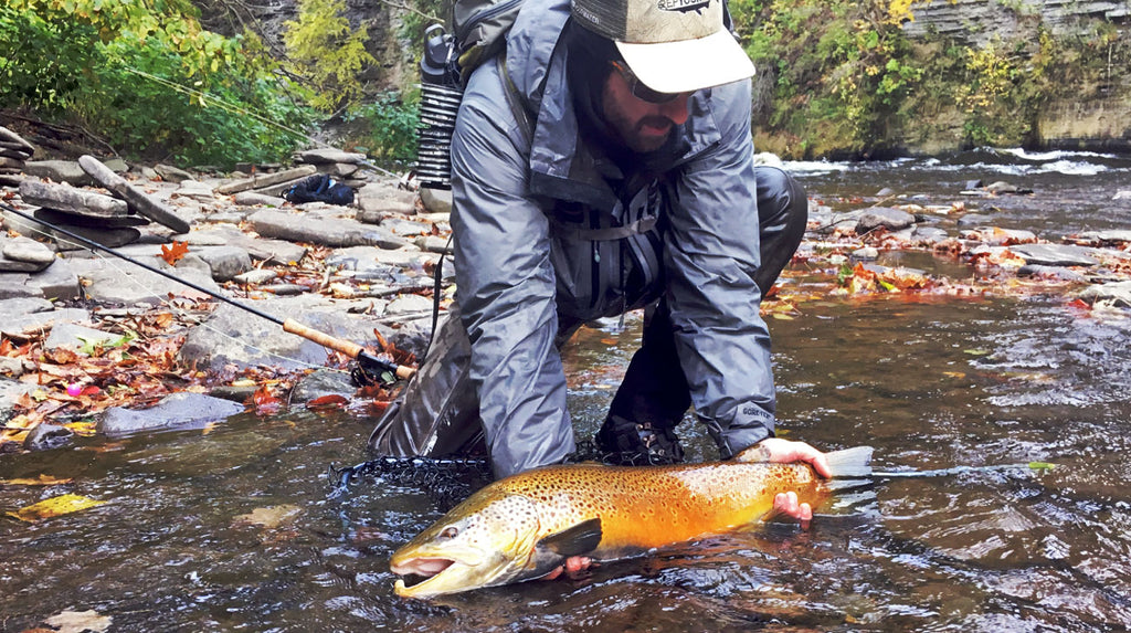 Fall/Winter Fly Fishing For Brown Trout & Steelhead In New York