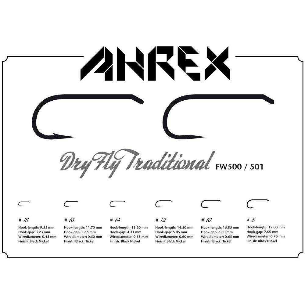 AHREX Traditional Dry Fly Hook