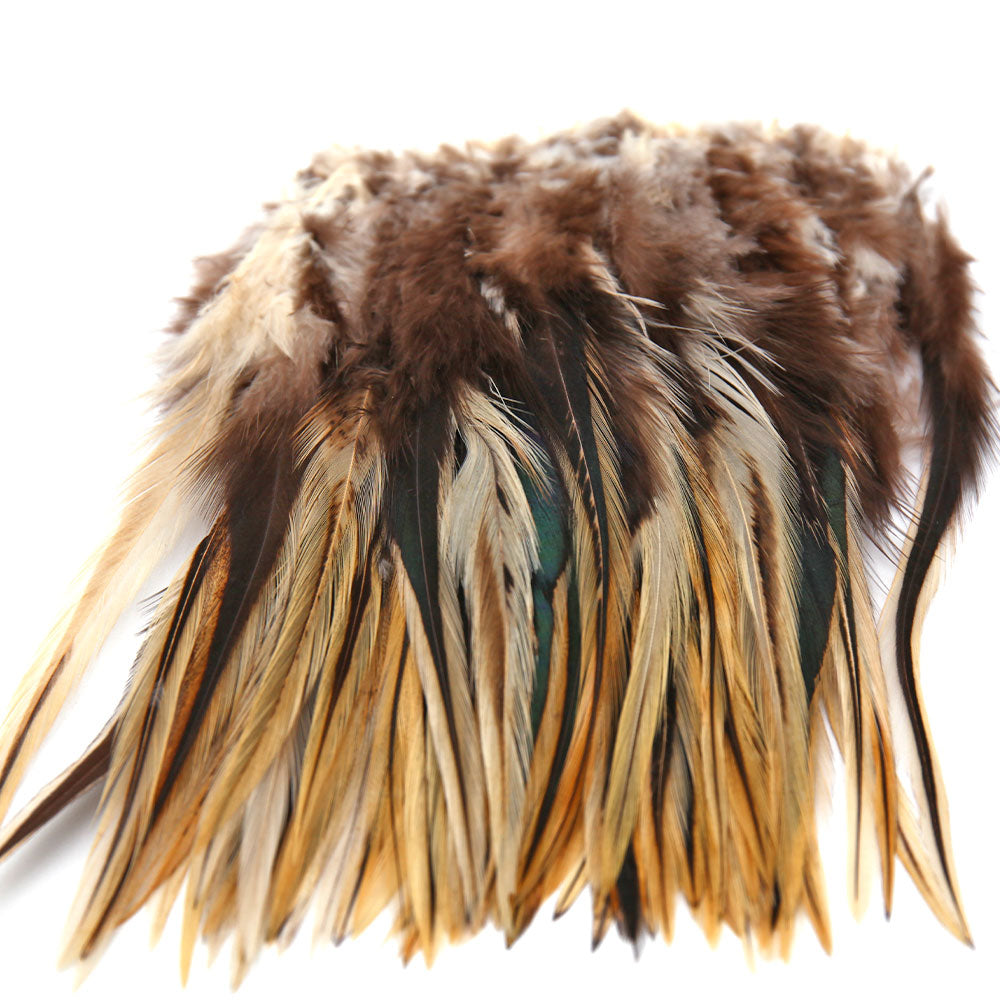 Badger Saddle Hackle Natural