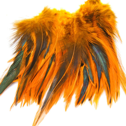 Badger Saddle Hackle Orange