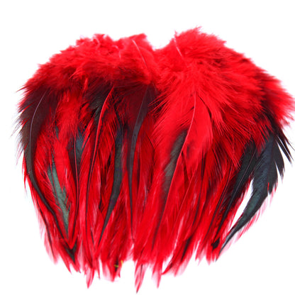 Badger Saddle Hackle Red