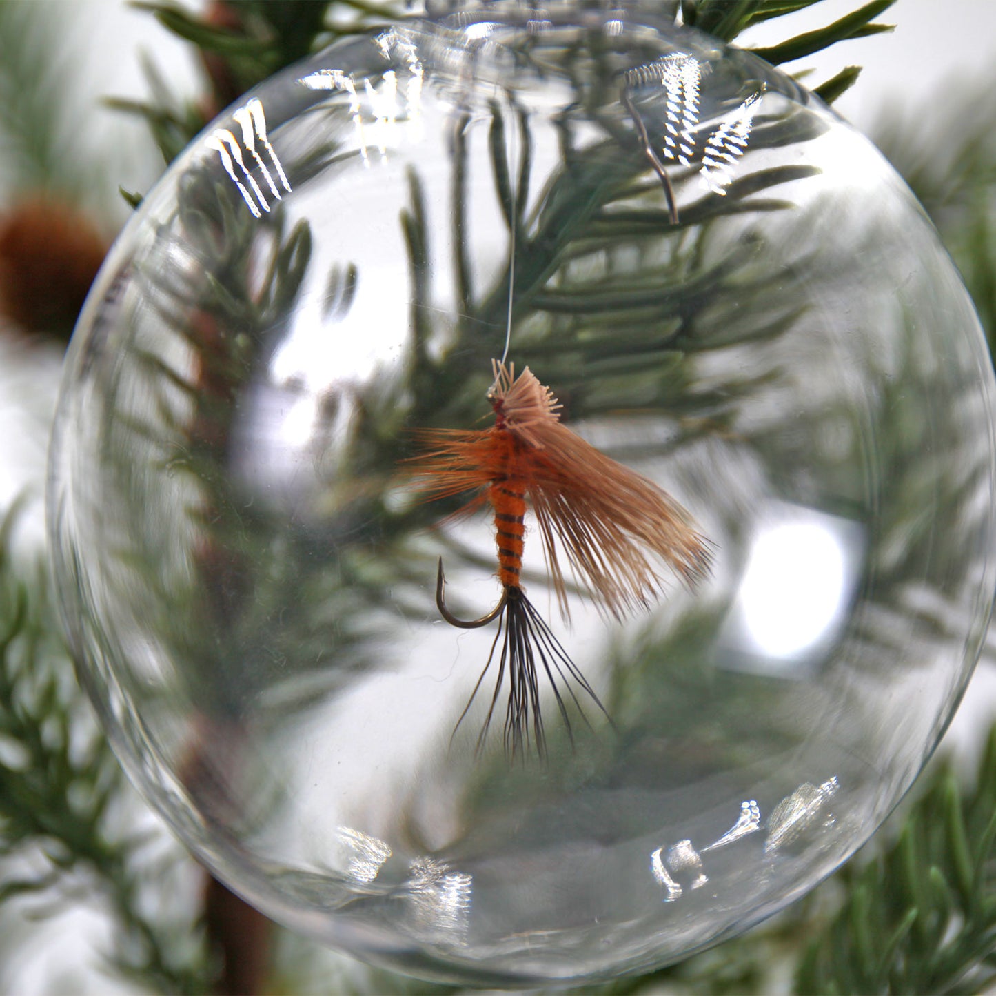 Fly Fishing Christmas Ornament