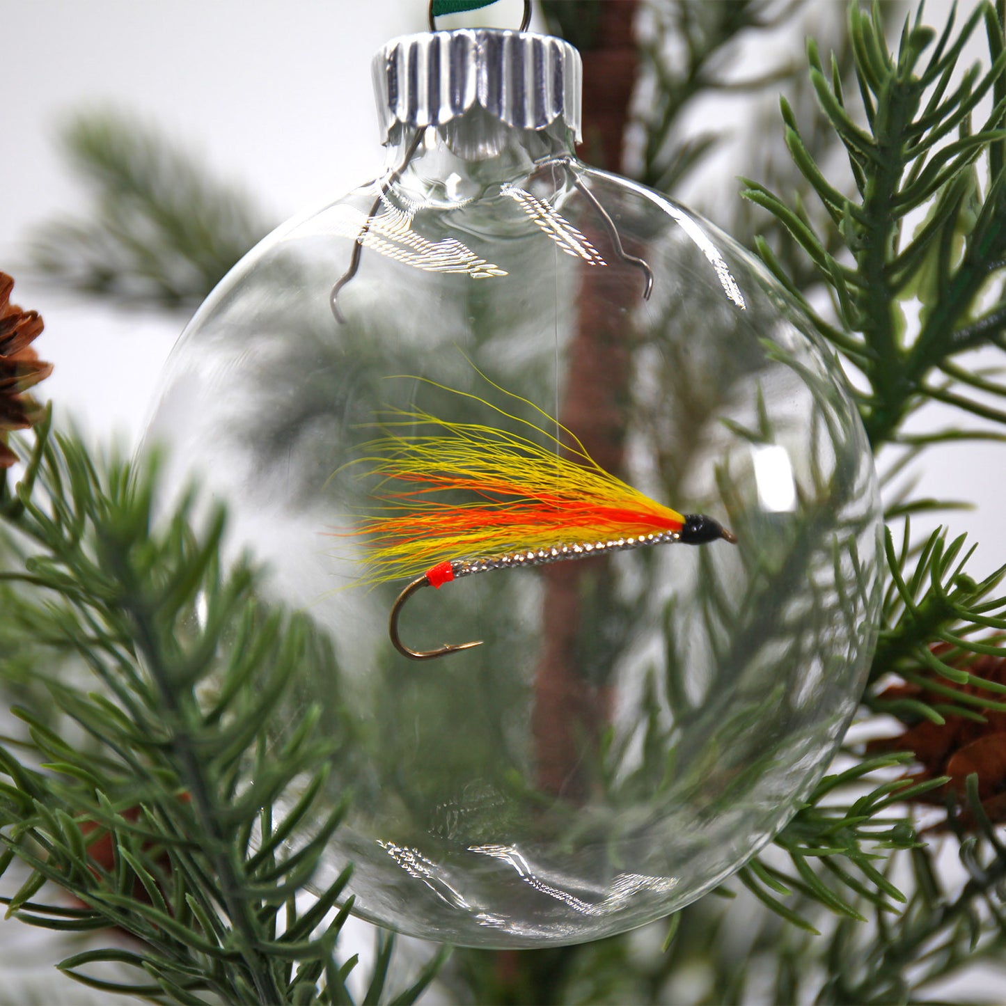 Fly Fishing Christmas Ornament