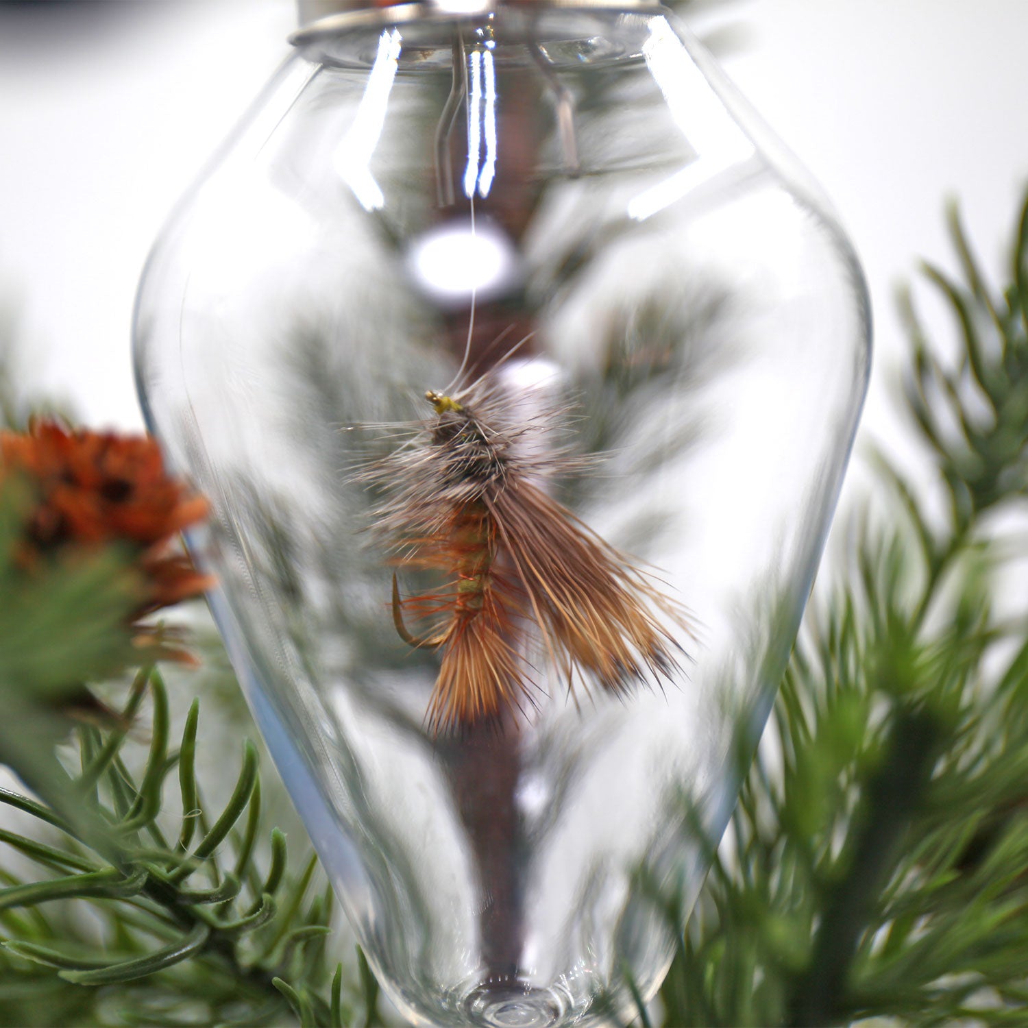 Fly Fishing Christmas Ornament