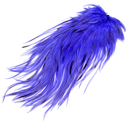 Hareline Flat Wing Saddles Fly Tying Purple