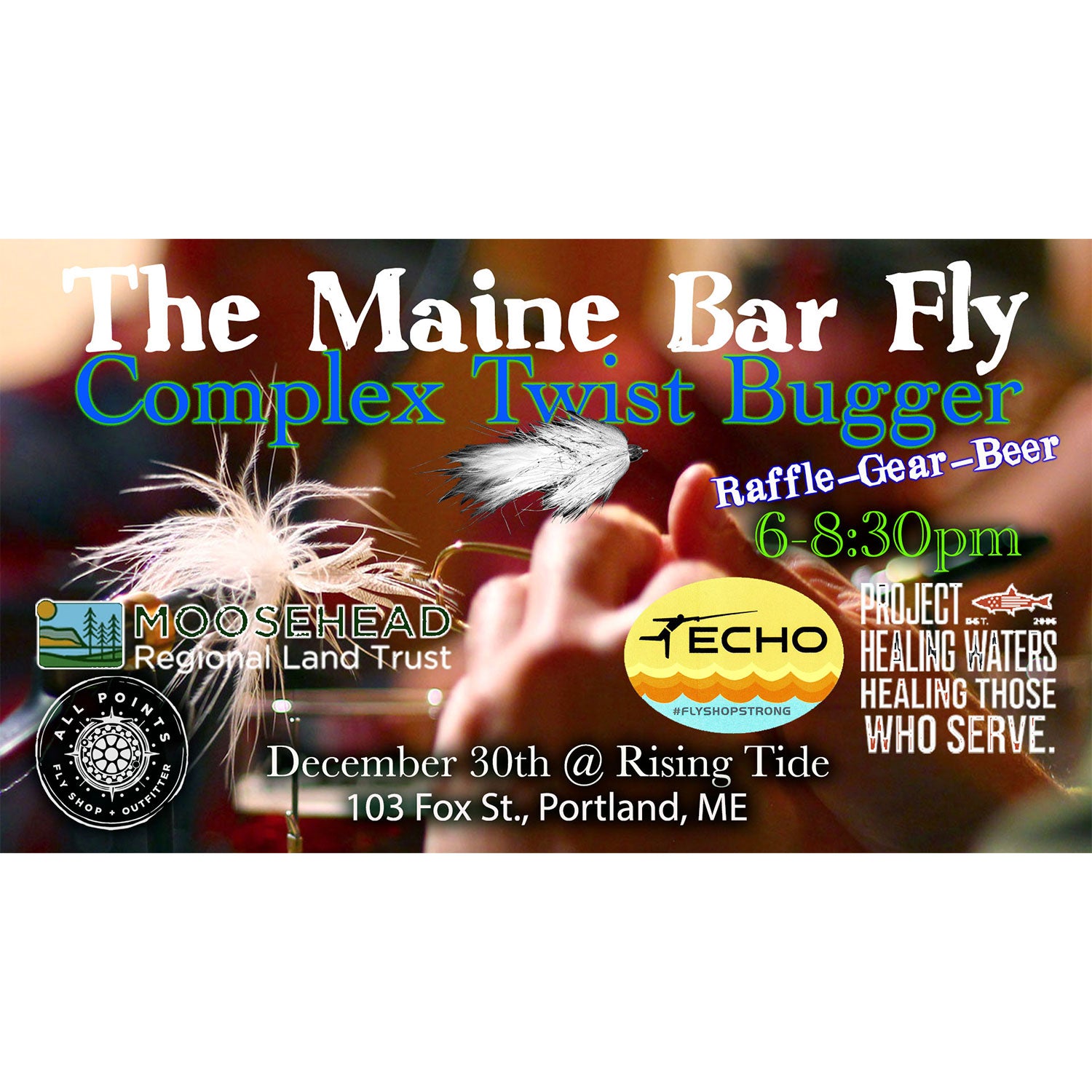 Maine Bar Fly - Maine Fly Tying Class