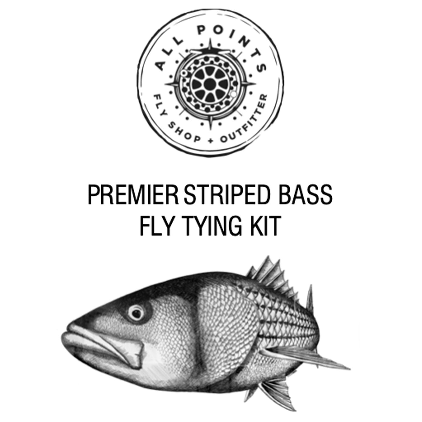 Premier Striped Bass Fly Tying Kit