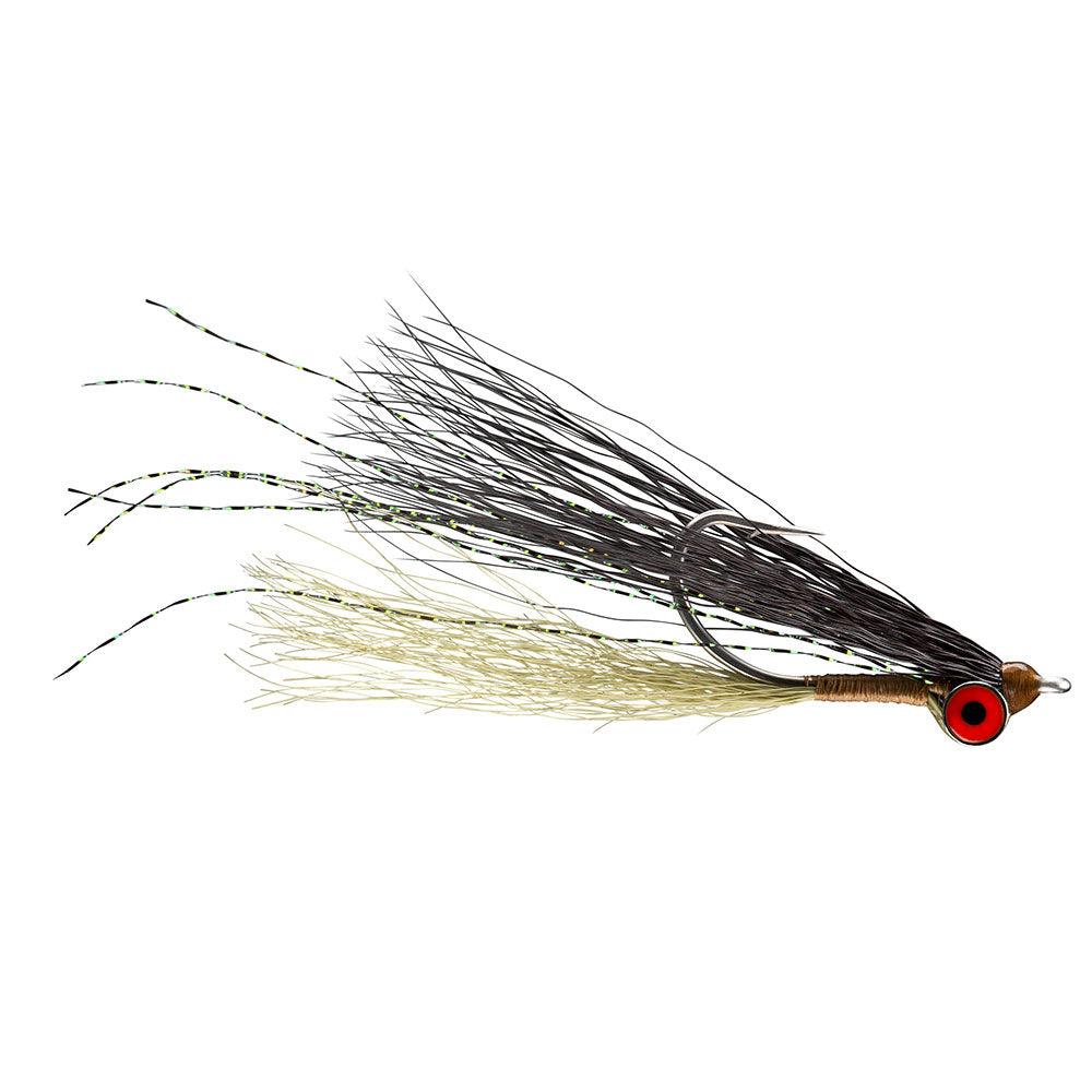 Clouser Minnow Fly Black Olive