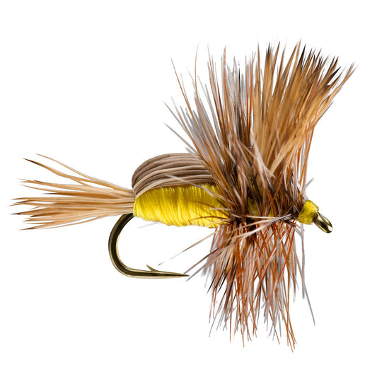 Humpy Dry Fly pattern yellow