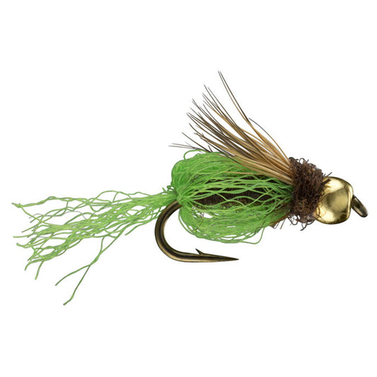 Sparkle Caddis Pupa Bright Green