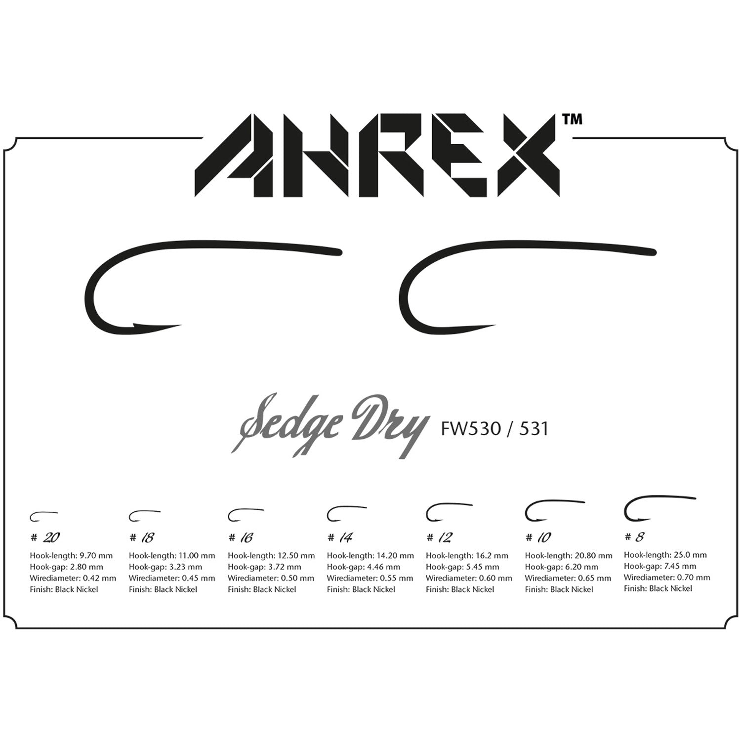 AHREX FW530 Sedge Hook