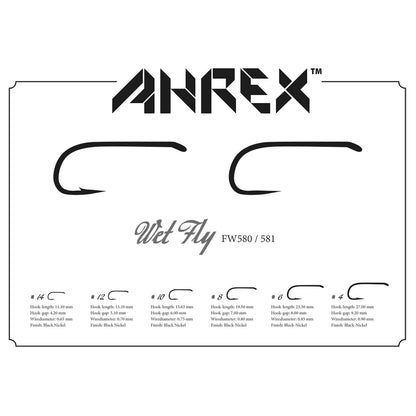 AHREX FW580 Wet Fly Hook