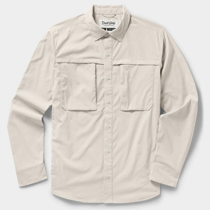 Duck Camp Fishing Shirt Long Sleeve Birch