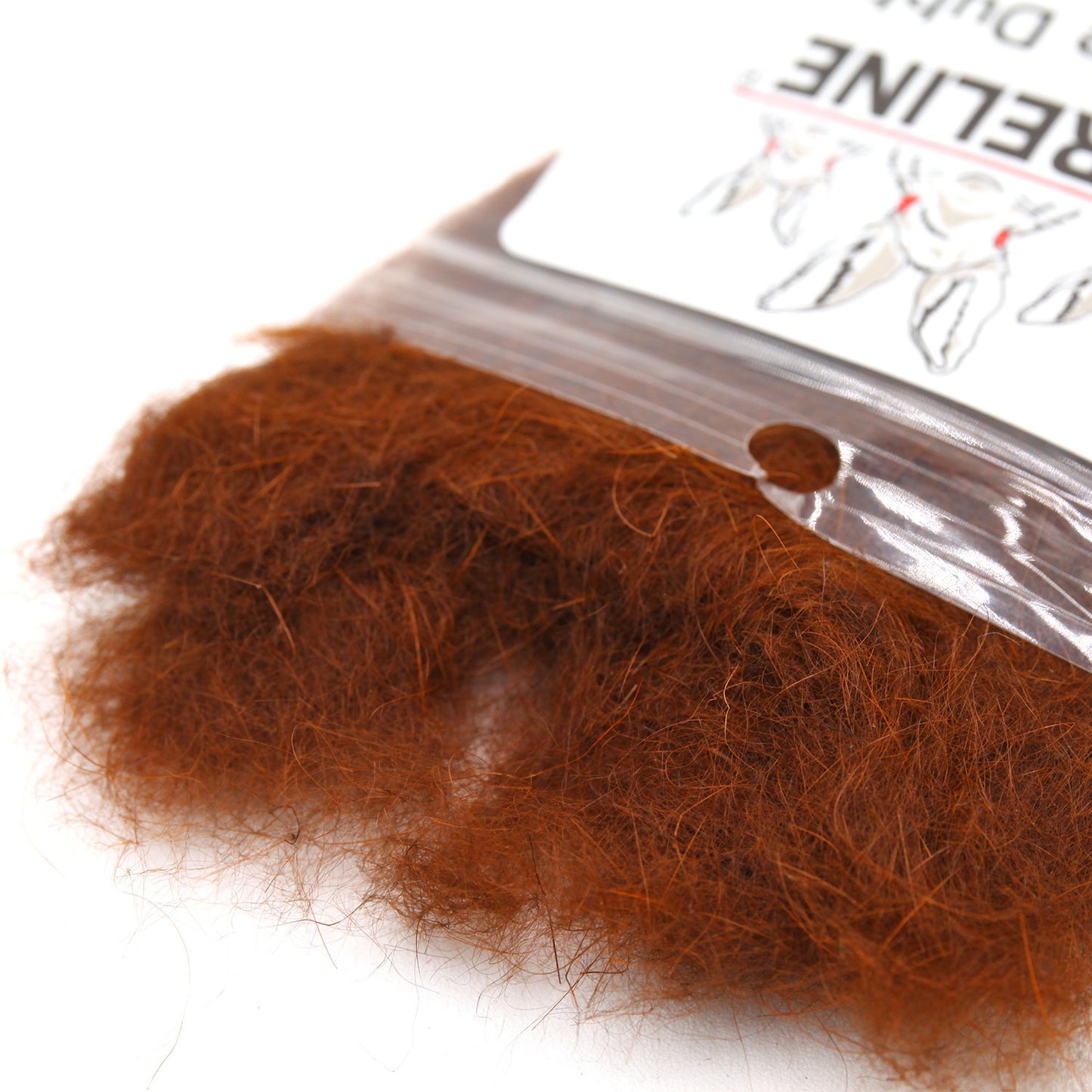 Hareline Dubbin Rabbit Dubbing Chocolate Brown