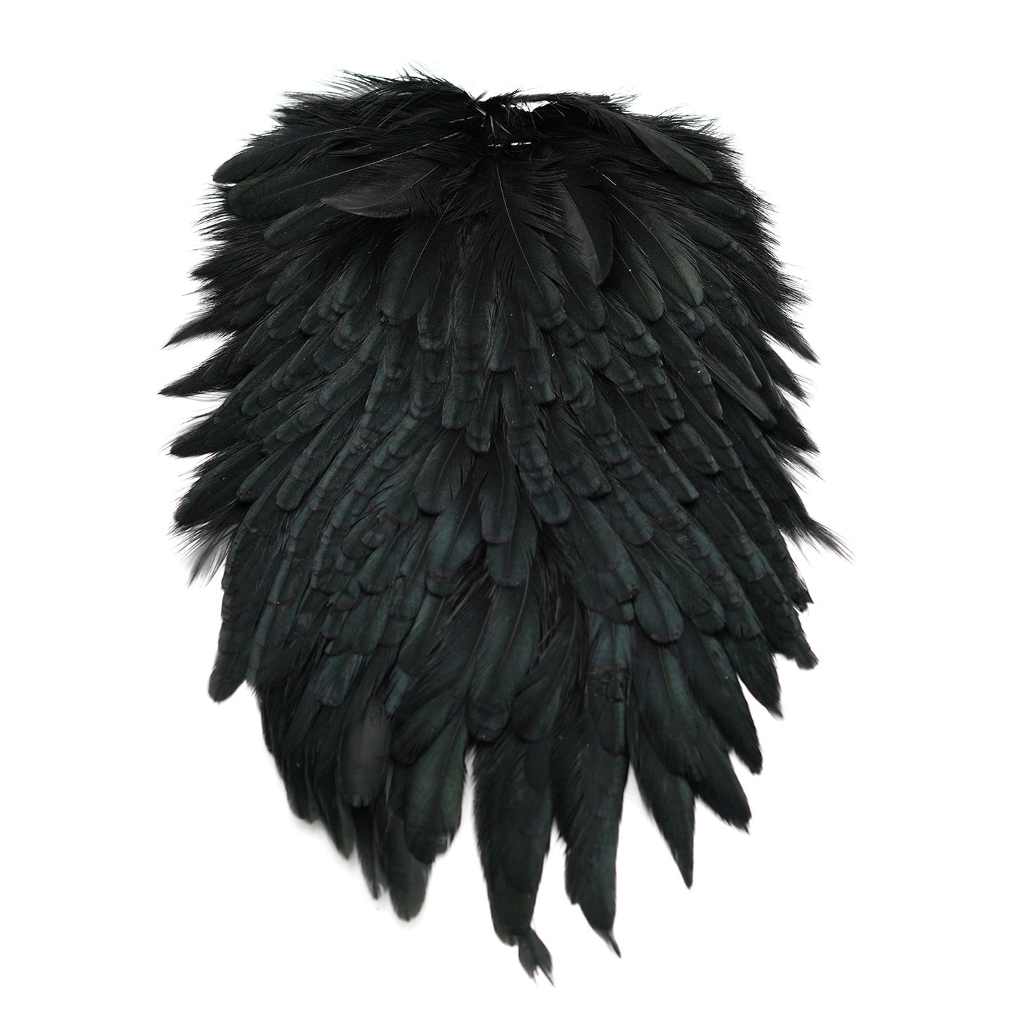 Hen Saddles Fly Tying Black