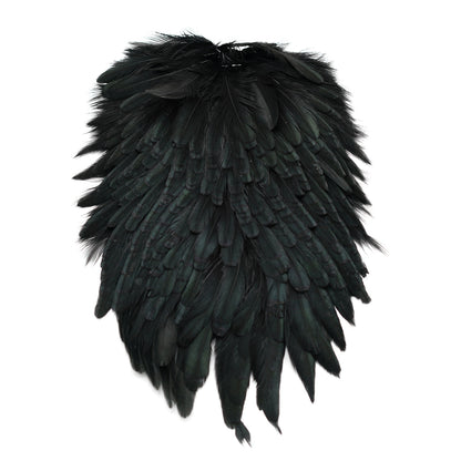 Hen Saddles Fly Tying Black