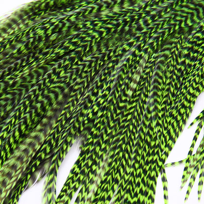 Keough Half Grizzly Saddles Chartreuse