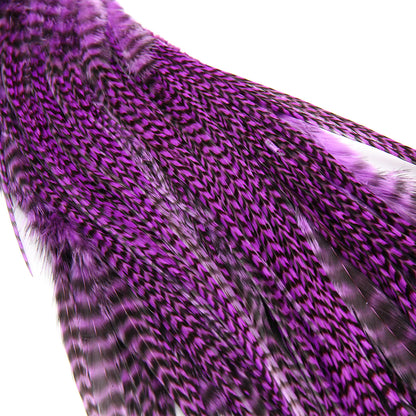 Keough Half Grizzly Saddles Purple