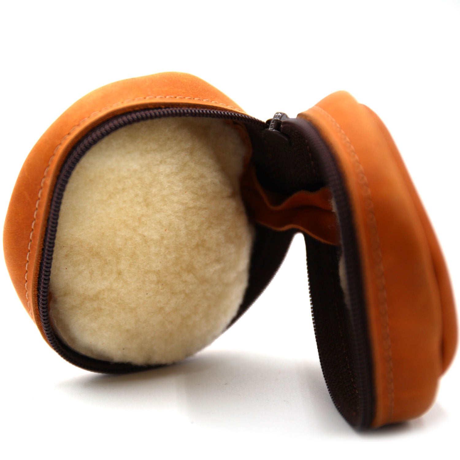 Leather Fly Reel Case