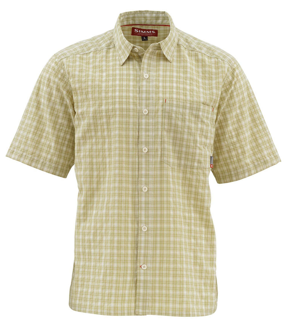 Simms Morada SS Shirt - Sage Plaid