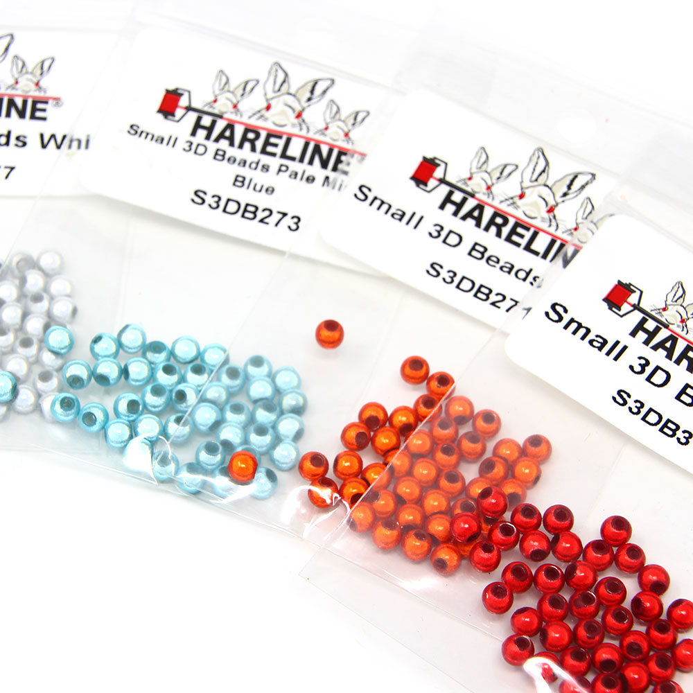 Hareline 3D Beads