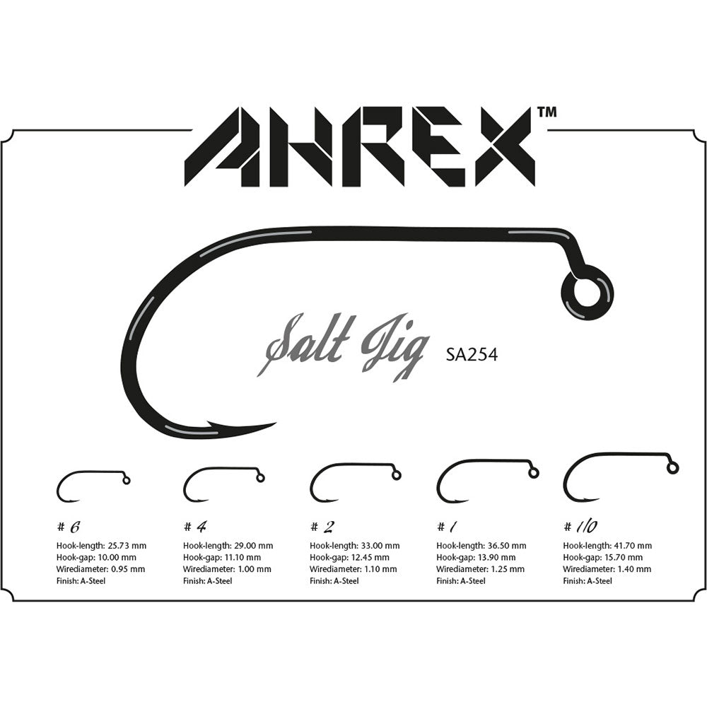 AHREX Salt Jig Hook (SA254)– All Points Fly Shop + Outfitter