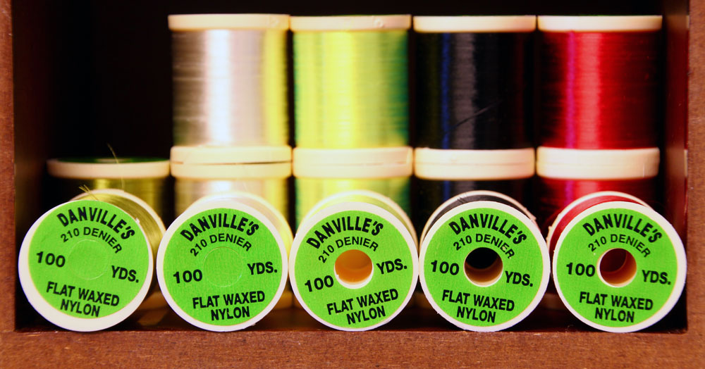 Danville Flat Waxed Thread Black