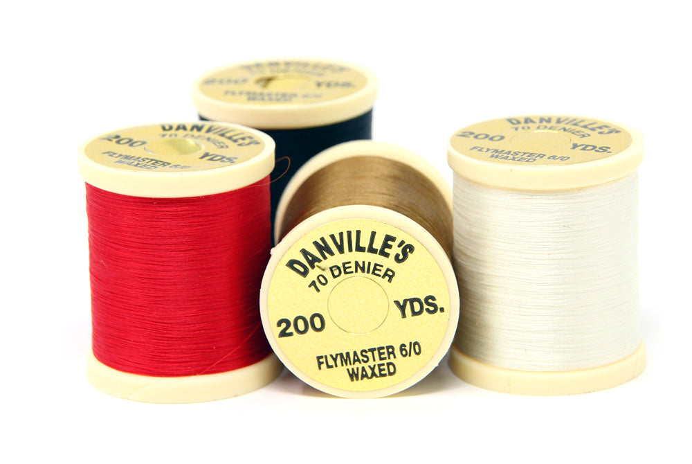 Danville 6/0 Flymaster Thread Waxed White