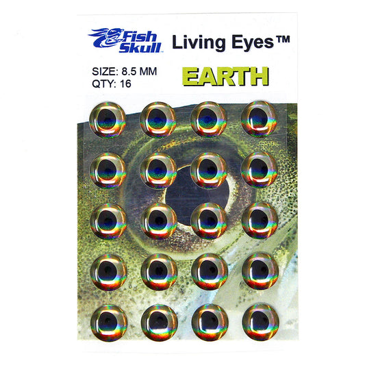 Fish Skull Living Eyes Holographic 3D