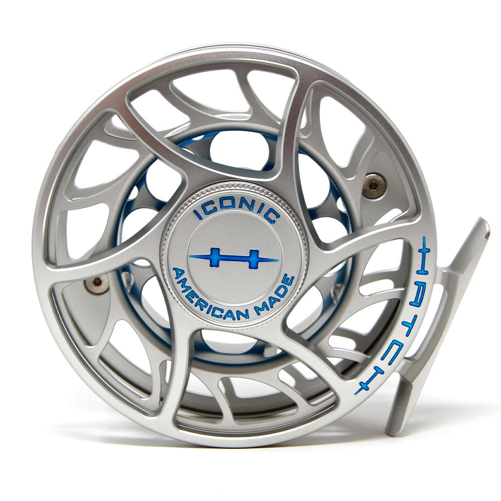 Hatch Iconic 9 Plus Fly Reel Mid Arbor / Clear/Blue