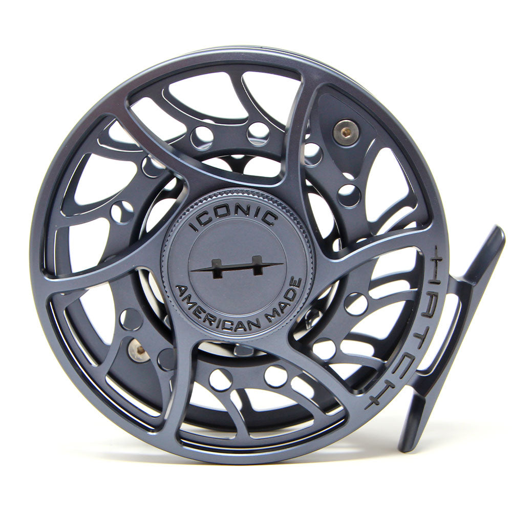 Hatch Iconic Fly Reel 7+ Grey Black