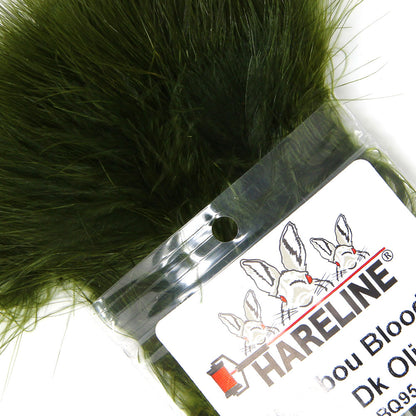 Strung Marabou Dark Olive