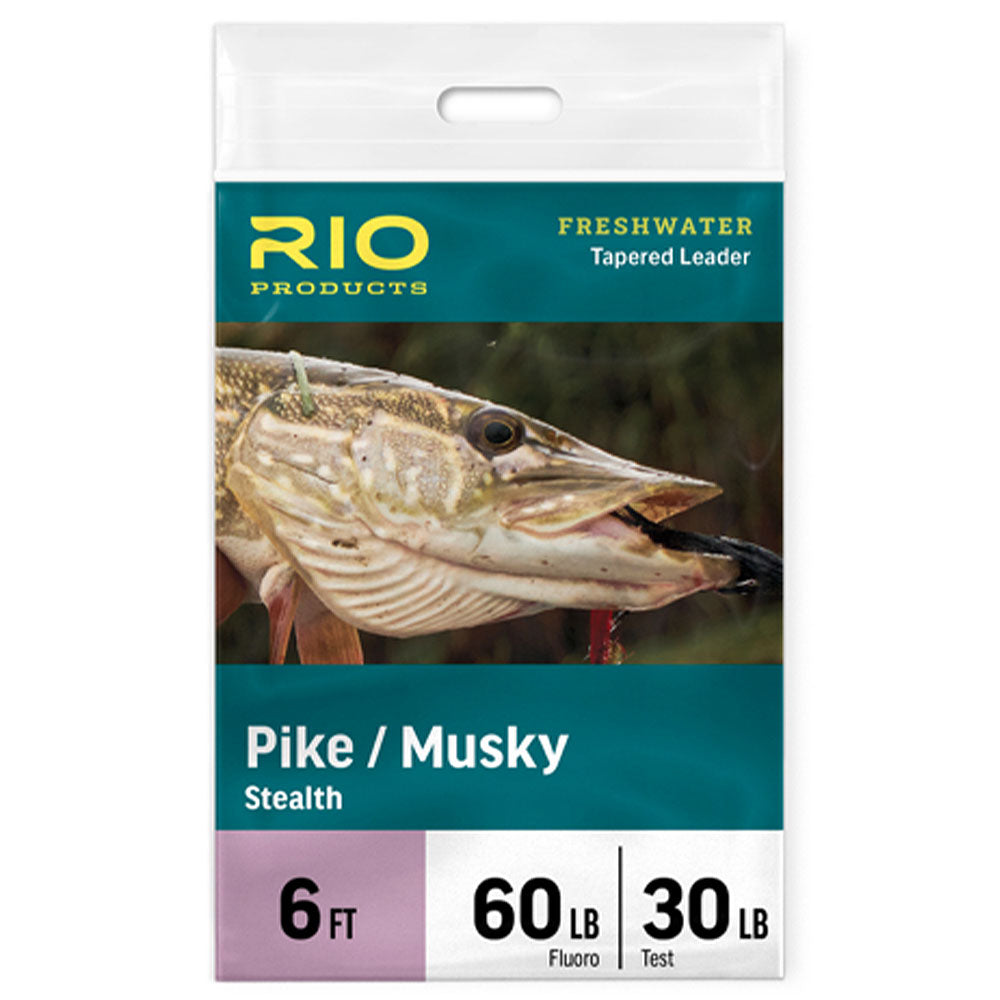 Rio Pike/Musky Stealth Leader - 6ft - 80lb