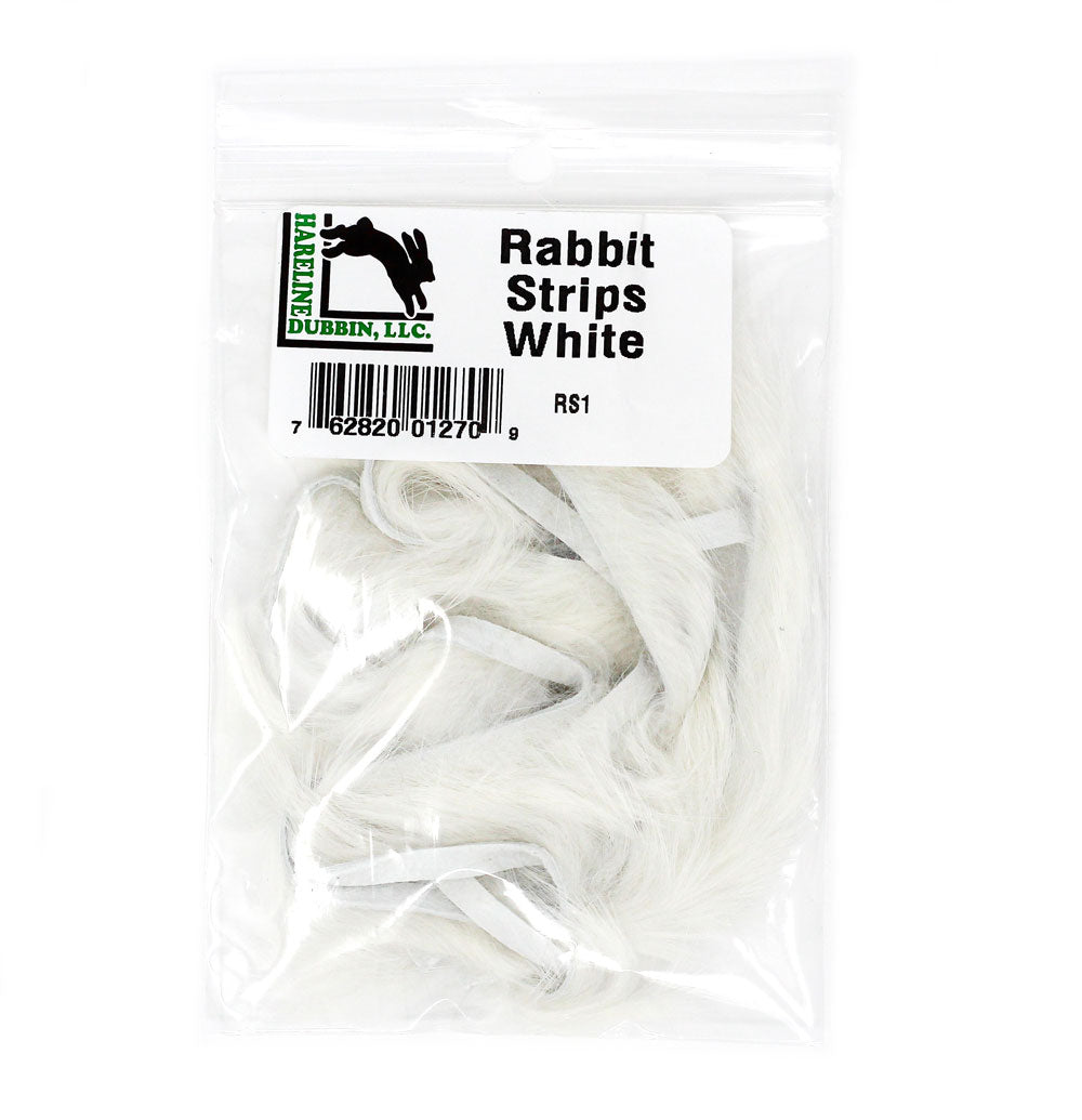 Rabbit Zonker Strips - White