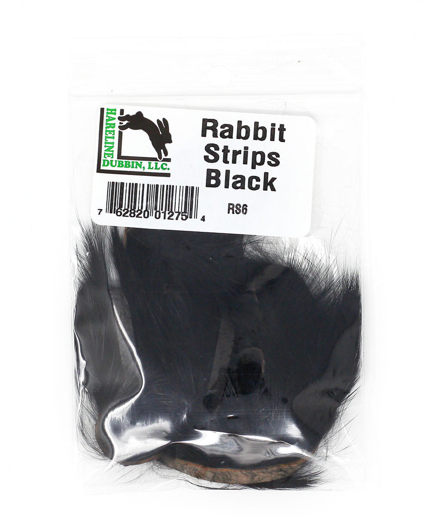 Rabbit Zonker Strips - Black