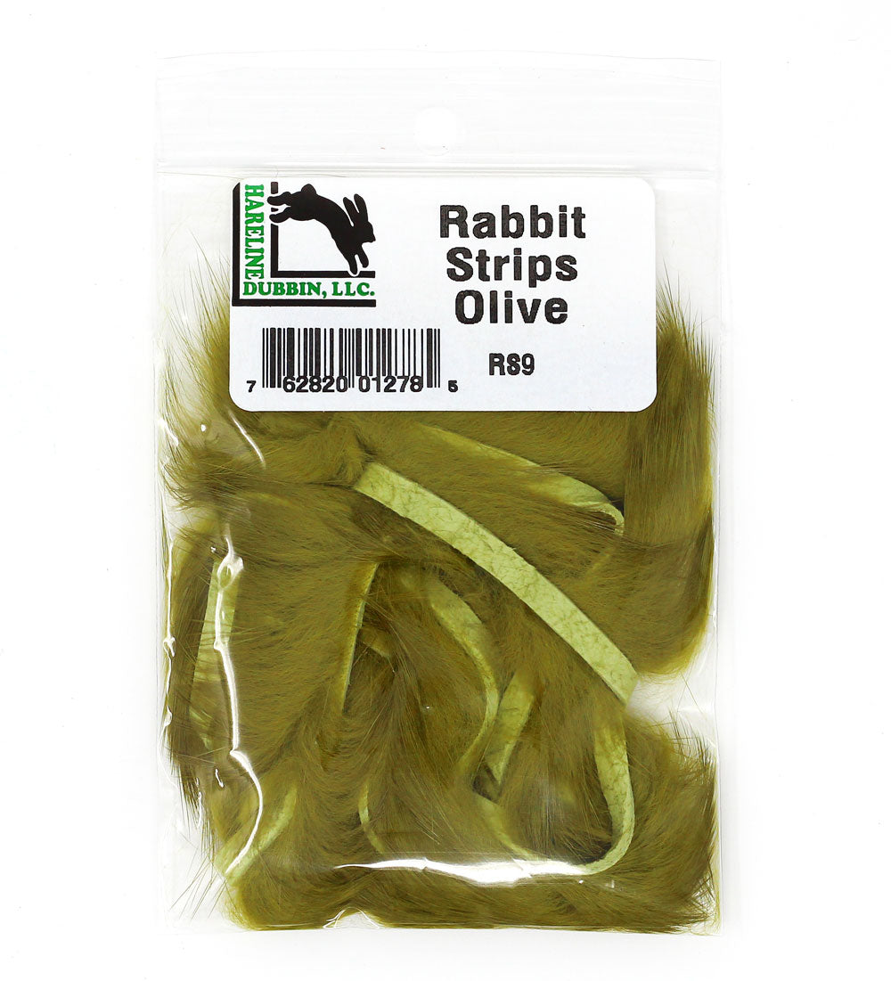 Rabbit Zonker Strips - Olive