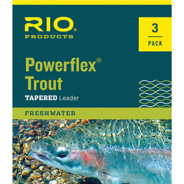RIO Powerflex Trout Leaders 3 Pack