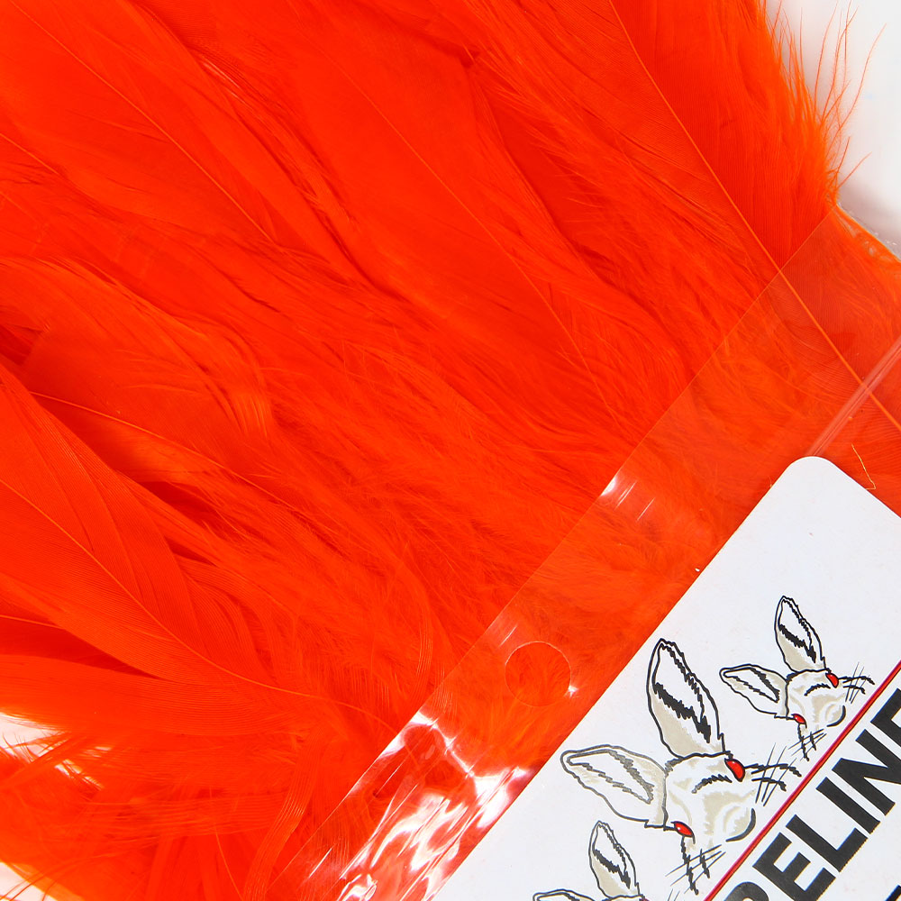 Schlappen Feathers Fly Tying Hot Orange